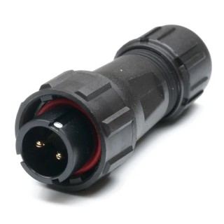 RS PRO SY13 Series Circular Connector, Cable Mount, 2 Contacts, Plug, IP67, Male, 13A, 250V, 207-2246