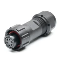 RS PRO Circular Connector 6 Contacts Cable Plug Female IP67 SY13 Series 207-2264