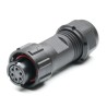 RS PRO Circular Connector 6 Contacts Cable Plug Female IP67 SY13 Series 207-2264