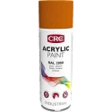 CRC Orange Gloss Spray Paint, 400 ml, RAL 2000, Acrylic, Fast Drying, 11685