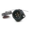 RS PRO Circular Connector 4 Contacts Flange Socket Male IP67 SY21 Series 500V 10A 207-2390