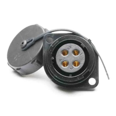 RS PRO Circular Connector, Flange Socket, 4 Contacts, Female, 10A, IP67, SY21 Series, 500V, Model 207-2402