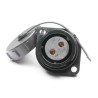 RS PRO Circular Connector, 2 Contacts, Flange Socket, Female, IP67, SY21 Series, 30A, 500V, Model 207-2396