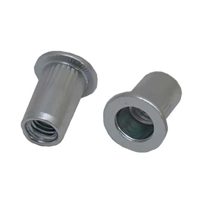 RS PRO Plain Threaded Insert, A2 Stainless Steel, Knurled Body, Flat Head, 6 mm Diameter, Model 206-7815