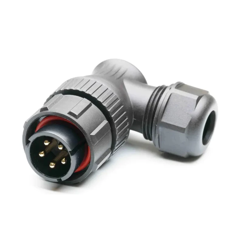 RS PRO Circular Connector 5 Contacts, Cable Plug, Male, Bayonet, Right Angle IP67 SY21 Series 207-2414