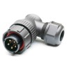 RS PRO Circular Connector 5 Contacts, Cable Plug, Male, Bayonet, Right Angle IP67 SY21 Series 207-2414