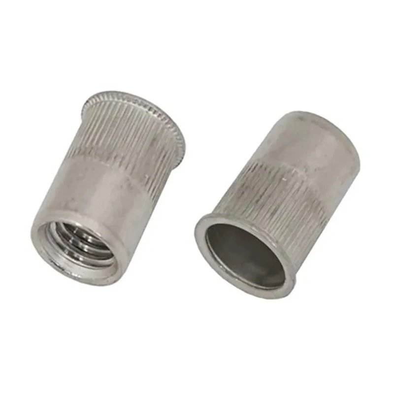RS PRO Plain Threaded Insert 6 mm Diameter, Reduced Head, Knurled Body, A2 Stainless Steel 206-7838