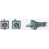 Eaton 3 Position Selector Switch Head, 16 mm Cutout, Red Handle Q25LWK3R-WS