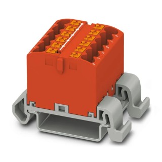 Phoenix Contact Distribution Block 12 Way 690V 24A Polyamide Blue IP20 Push-in Termination 3273158