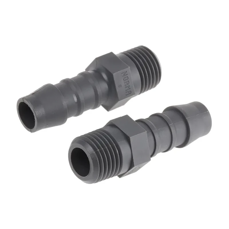 RS PRO Hose Connector, Nylon, Male BSP Thread, Push-On, 10 mm Hose ID, Black 795-174