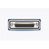 Norcomp HDF 44-Way Vertical Surface D-Sub Connector, 2.29 mm Pitch, Female, 1000V, 3A, Gold Plated Brass HDF-V44-213L011
