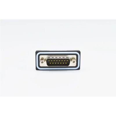 Norcomp SDF 15-Way Right Angle 2.74 mm Pitch Surface D-Sub Connector with 4-40 Screw Male SDF-R15-113L011