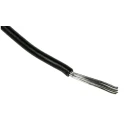 RS PRO Black Hook Up Wire 18 AWG, 7 x 0.4 mm Strands, 100 m Reel, PVC, 300V, 207-5291
