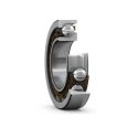 SKF Single Row Angular Contact Ball Bearing 7301 BEP, 12 mm ID, 37 mm OD, 12 mm Race Width, Steel Balls, Open