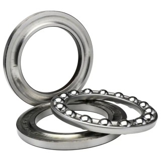 SKF Thrust Ball Bearing 51220, 1 Row, 100 mm ID, 150 mm OD, Steel Cage, Open Type