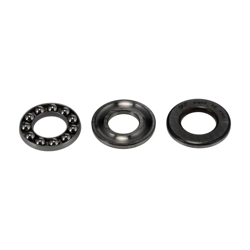SKF Thrust Ball Bearing 51203, 17 mm ID, 35 mm OD, 12 mm Width, Open, 1 Row