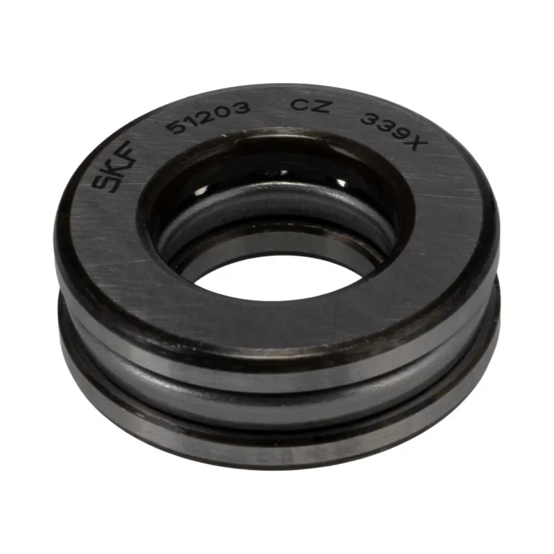 SKF Thrust Ball Bearing 51203, 17 mm ID, 35 mm OD, 12 mm Width, Open, 1 Row