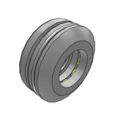 SKF Thrust Ball Bearing 1 Row , 40 mm ID 90 mm OD Sheet Metal Cage Steel Balls Open End Parallel Bore CN Clearance 53408