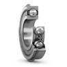 SKF Deep Groove Ball Bearing, Single Row, 12 mm ID, 32 mm OD, Sheet Metal Cage, Shielded 6201-2ZNR