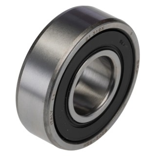 SKF Deep Groove Ball Bearing, 15mm ID, 35mm OD, 11mm Width, Sealed, Single Row, 13000rpm Limiting Speed, Steel Balls 6202-RSH