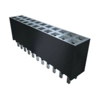 Samtec SSW Series Straight Through Hole PCB Socket, 12-Contact, 2 Row, 2.54 mm Pitch, Solder, SSW-106-22-F-D-VS-K-TR