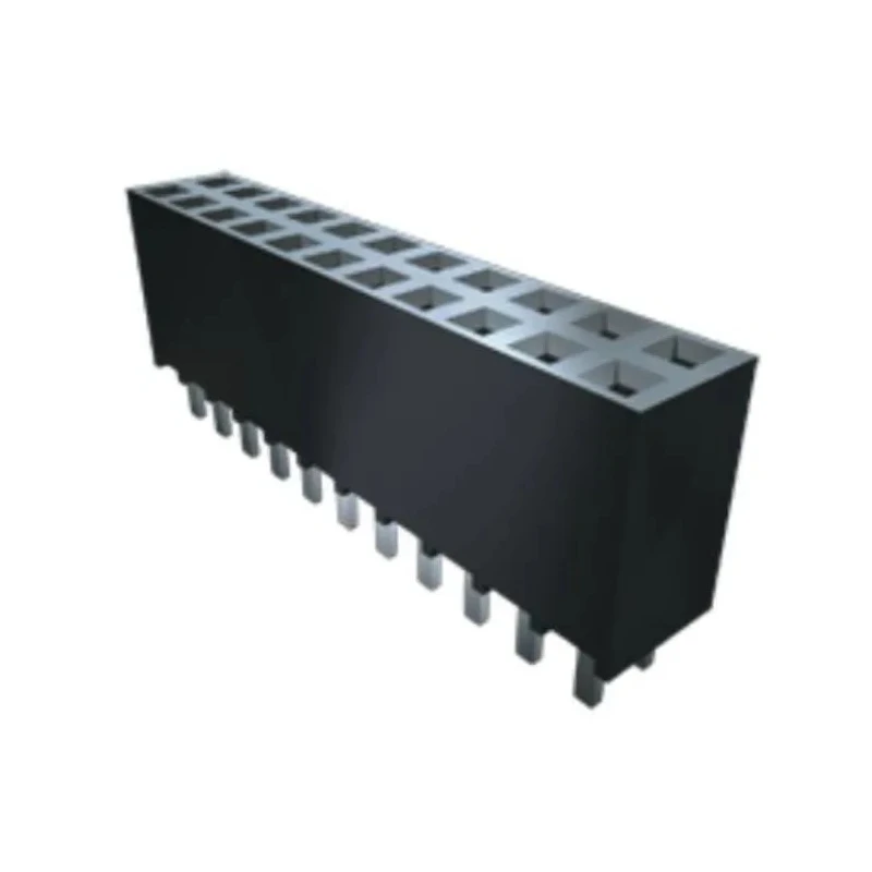 Samtec SSW Series Straight Through Hole PCB Socket, 12-Contact, 2 Row, 2.54 mm Pitch, Solder, SSW-106-22-F-D-VS-K-TR