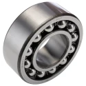 SKF Self-Aligning Ball Bearing 2 Row, Tapered Bore, 55 mm ID, 120 mm OD, Open End, Steel, Sheet Metal Cage 2311 K