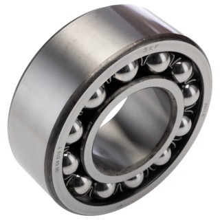 SKF Self-Aligning Ball Bearing 2 Row, Tapered Bore, 55 mm ID, 120 mm OD, Open End, Steel, Sheet Metal Cage 2311 K