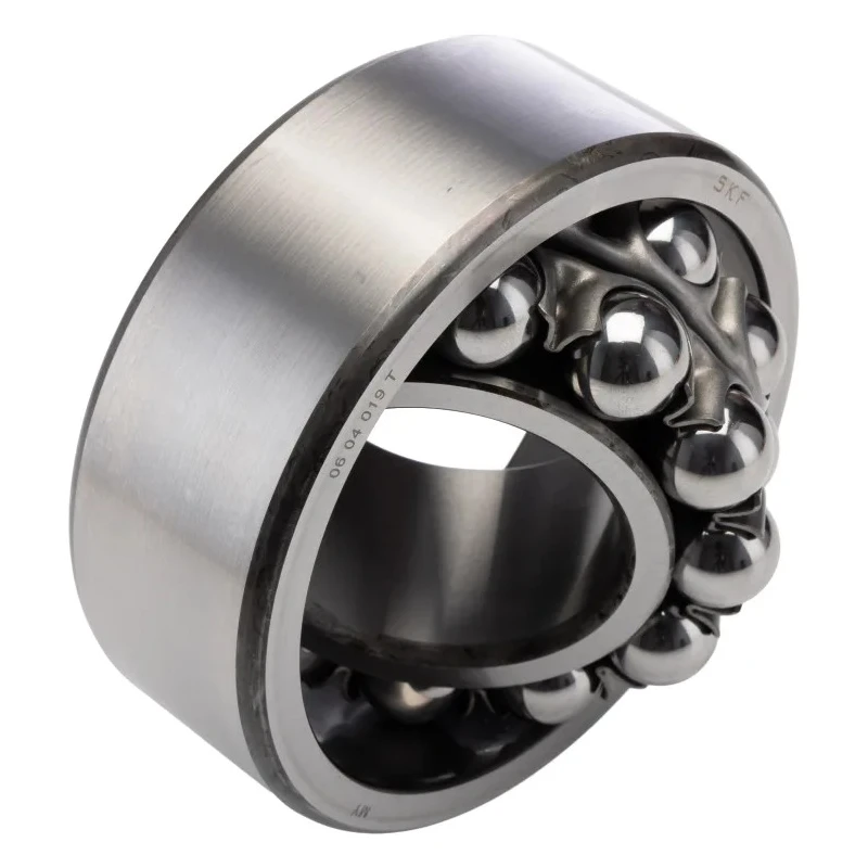 SKF Self-Aligning Ball Bearing 2 Row, Tapered Bore, 55 mm ID, 120 mm OD, Open End, Steel, Sheet Metal Cage 2311 K