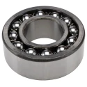 SKF Self-Aligning Ball Bearing 2 Row, Tapered Bore, 55 mm ID, 120 mm OD, Open End, Steel, Sheet Metal Cage 2311 K