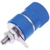 RS PRO Blue Female Banana Socket, 4 mm Connector, Solder Termination, 30V AC/DC, 24A, Nickel-Plated Brass Contact 208-0289