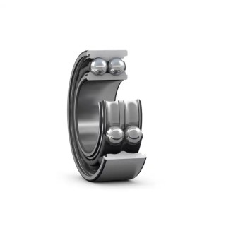 SKF Double Row Angular Contact Ball Bearing, C3 Clearance, 30 mm ID, 62 mm OD, 23.8 mm Width, Open Type 3206 A/C3