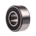 SKF Double Row Angular Contact Ball Bearing, Sealed, 20 mm ID, 47 mm OD, 20.6 mm Width, 3204 A-2RS1/MT33