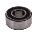 SKF Double Row Angular Contact Ball Bearing, Sealed, 20 mm ID, 47 mm OD, 20.6 mm Width, 3204 A-2RS1/MT33