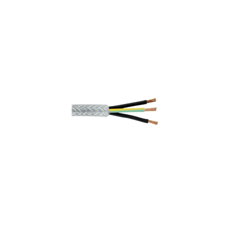 RS PRO SY Control Cable, 4 Cores, 1mm², Screened, Transparent PVC Sheath, 50m Reel 208-0520