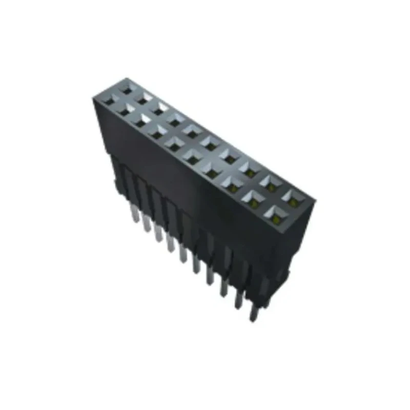 Samtec ESQ Series Vertical Through Hole PCB Socket, 1 Contact, 1 Row, 2.54 mm Pitch, Solder, 515V, 5.7A, Gold ESQ-101-13-G-S