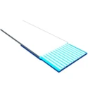 Samtec Flat Ribbon Cable 0.5 mm Pitch, 15 Conductors, 4 mm Length, 60V, Tin Copper Wire FJH-15-D-24.00-4