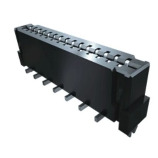 Samtec FC1 Series PCB Socket, 10 Contacts, Straight Surface Mount, 1 mm Pitch, FFC Connector, 1 Row, 2A, FC1-10-02-T-WT