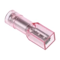 RS PRO Red Insulated Female Spade Connector Crimp 2.8 x 0.8 mm Tab Size 22 AWG to 16 AWG 208-2458