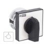 RS PRO Rotary Cam Switch, 2 Position, Knob Actuator, 20A, Panel Mount, IP20, 90 Degree, 690V 208-3913