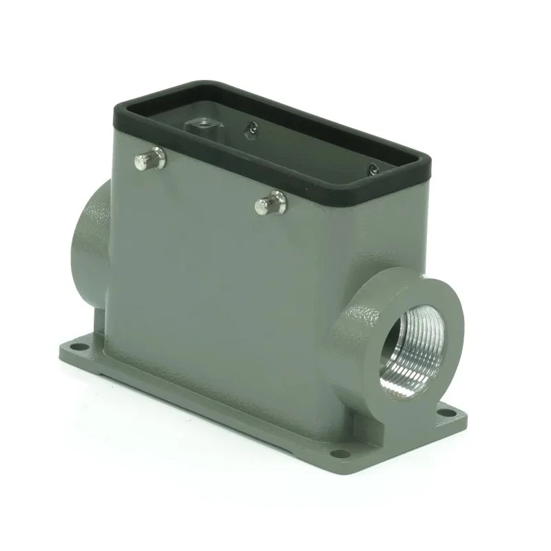 RS PRO Heavy Duty Power Connector Housing Surface Mount Die Cast Aluminium IP65 4 Levers RS-H16B 208-3932