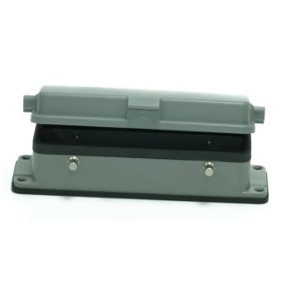 RS PRO Heavy Duty Power Connector Housing, Bulkhead, Die Cast Aluminium, IP65, 4 Levers RS-H24B 208-3963