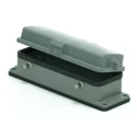 RS PRO Heavy Duty Power Connector Housing, Bulkhead, Die Cast Aluminium, IP65, 4 Levers RS-H24B 208-3963