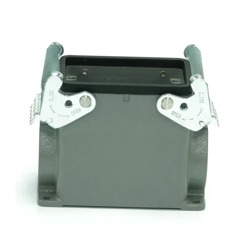 RS PRO Heavy Duty Power Connector Housing, Surface Mount, Die Cast Aluminium, IP65, Side Cable Entry, 2 Lever 208-4121