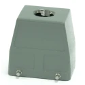 RS PRO Heavy Duty Power Connector Housing, Top Mount, IP65, Die Cast Aluminium, Connector Hood, PG21 Thread, 4 208-4146