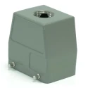 RS PRO Heavy Duty Power Connector Housing, Top Mount, IP65, Die Cast Aluminium, Connector Hood, PG21 Thread, 4 208-4146