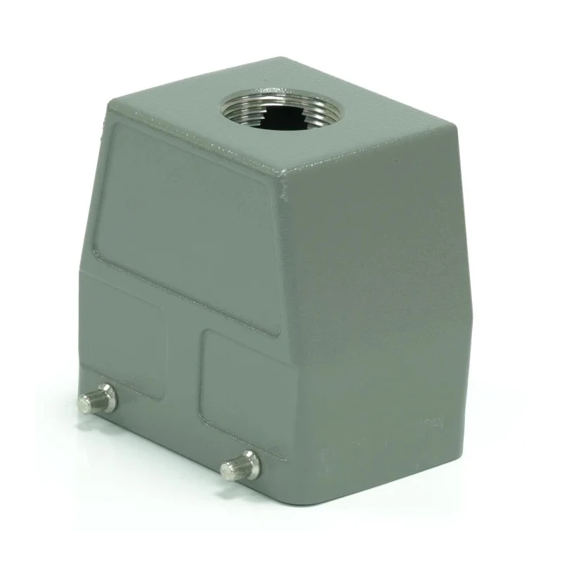 RS PRO Heavy Duty Power Connector Housing, Top Mount, IP65, Die Cast Aluminium, Connector Hood, PG21 Thread, 4 208-4146