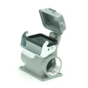 RS PRO Heavy Duty Power Connector Housing Die Cast Aluminium Surface Mount 1 Lever IP65 RS-H6B Series 208-4310