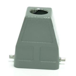 RS PRO Heavy Duty Power Connector Housing Top Mount Die Cast Aluminium IP65 Connector Hood 2 Levers RS-H6B 208-4318