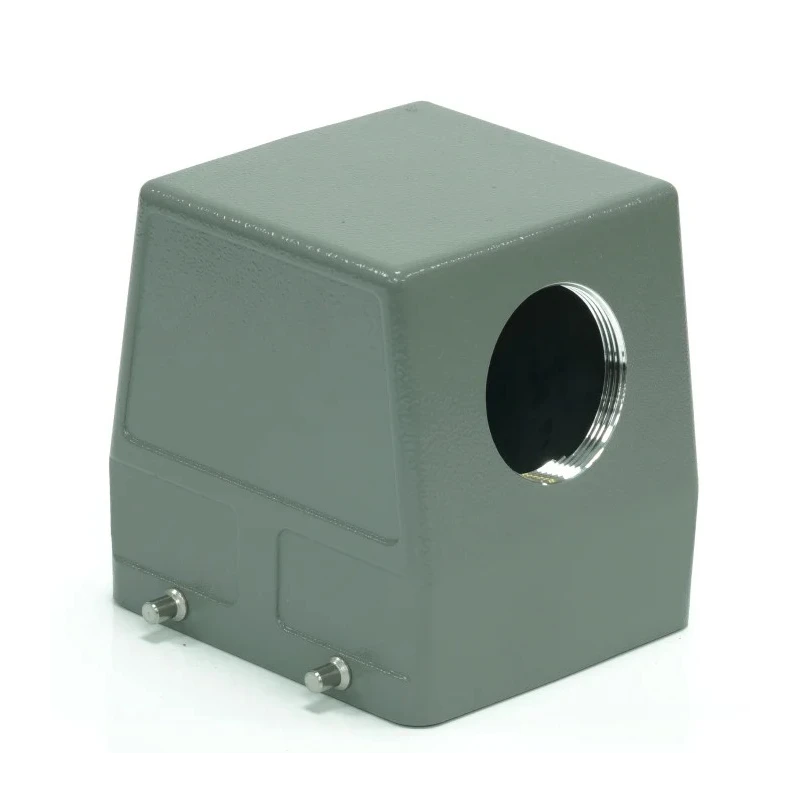 RS PRO Heavy Duty Power Connector Housing 4 Levers, Side Entry, Die Cast Aluminium, M40 Thread, IP65, RS-H32B Range 208-4162